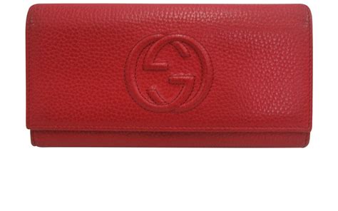 billetera roja gucci|billeteras gucci de mujer.